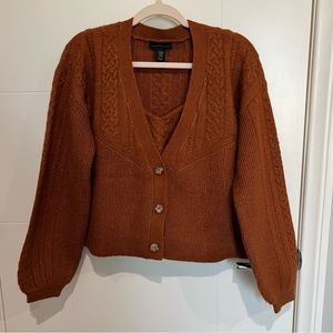 House of Harlow 1960 Cardigan and Tank